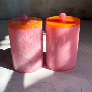 Nouveauté : Meilleurs prix – Pot de luxe pour miel, fabrication sur mesure en gros, ensemble de contenants économiques, pot en résine, forme ronde - Product Image 2