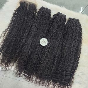 Extensiones de Cabello Humano Rizado Birmano, Super Double Drawn, 26 Pulgadas, con Rizos en Espiral, 100% Virgen, para Mujeres - Product Image 1