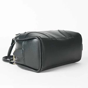 Sac fourre-tout en cuir véritable de haute qualité, personnalisable, avec fermeture éclair, grande capacité, couleur bordeaux, doublure en toile, bandoulière - Product Image 3
