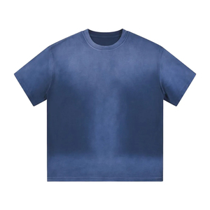 Blank Cotton T-Shirt for Custom Printing Oversized Fit Vintage <b>Aesthetic</b> Casual for MenCustom Printing <b>Logo</b> Men T-Shirts - Product Image 1