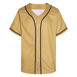 Maillot de baseball tendance 2026 couleur unie personnalisé, respirant, broderie 3D, manches longues, séchage rapide, unisexe homme femme - Product Image 1
