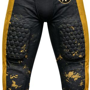 Conjunto de Uniforme de Fútbol Americano Negro y Dorado con Pantalones Cortos Acolchados Integrados, Uniforme de Equipo Premium para Jugadores Adultos - Product Image 5