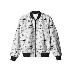 Chaqueta cortavientos de golf impermeable informal personalizada para hombre, bombardero de invierno ligero de talla grande con cremallera y logotipo frontal lavado - Product Image 1