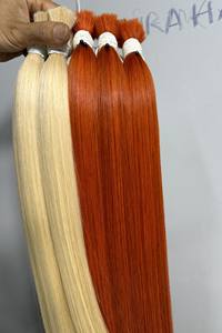 Usine Directe Pas Cher Vague Droite Afro Curl Lâche Profonde En Vrac Extensions De Cheveux Humains en Vrac Avantage En Gros - Product Image 3