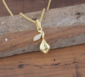 สร้อยคอจี้รูปหัวใจเงินแท้ 925 ชุบทอง 18K สไตล์มินิมอล เครื่องประดับรูปหัวใจกันหมอง สำหรับผู้หญิง ขายส่ง - Product Image 2