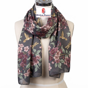 Premium Printed Long <b>Scarf</b> Soft Fabric Fashion Head <b>Scarf</b> Private Label Low MOQ OEM ODM Custom Textile Manufacturer - Product Image 4