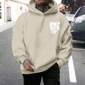 Sweat-shirt à capuche oversize pour homme en coton biologique de haute qualité – Le meilleur prix, personnalisable - Product Image 3