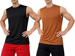 STELLAR Débardeur de sport décontracté à col rond en coton 100% respirant et sans coutures avec options de logo multi-positions pour homme 120 grammes - Product Image 2