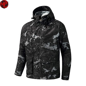 Veste de chasse imperméable Softshell en promotion, durable, extensible dans les deux sens, style formel et fermeture éclair - Product Image 1