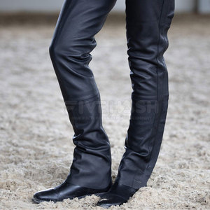 Nouvelles cuissardes en cuir au design moderne pour la vente en ligne, grandes tailles, service OEM personnalisé, cuissardes en cuir pour hommes - Product Image 5