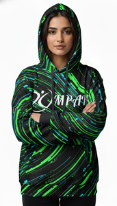 เสื้อฮู้ดดี้โอเวอร์ไซส์แฟชั่นพรีเมียมสำหรับทุกเพศ พร้อมการพิมพ์ลายแบบซับลิเมชั่นคุณภาพสูง สำหรับสวมใส่ลำลองในเมือง - Product Image 4