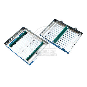 Cassette de Stérilisation Manuelle en Acier Inoxydable, Plateau de Rangement pour Instruments Médicaux et Dentaires, Réutilisable, Autoclavable, Conception à Verrouillage Sécurisé - Product Image 3