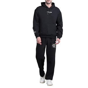 ชุดวอร์มผู้ชายแบบเรียบสีพื้นลำลองแฟชั่นเสื้อพูลโอเวอร์ - Product Image 4