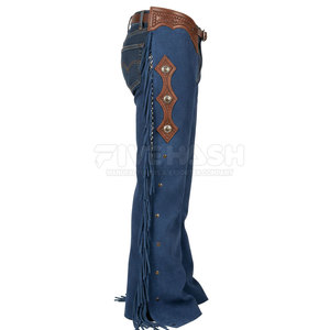 Pantalones de montar de cuero de gamuza con asiento cómodo para largas sesiones de equitación al aire libre - Product Image 6