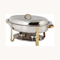 Hochwertiger Umweltfreundlicher Speisenwärmer Chafing Dish Neues Design Edelstahl 100 Stück für Hotel Hochzeit und Veranstaltungen