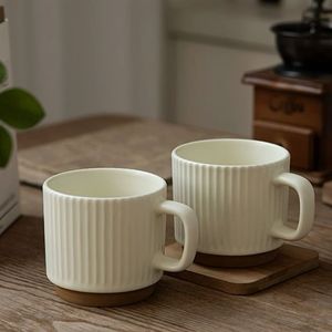 Ceramic Coffee Mugs Solid Color Matte Finish Minimalist Design Dishwasher Safe Microwave Safe Home <b>Gift</b> - Product Image 1