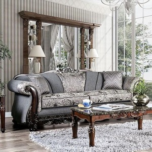 Ensemble de canapés de luxe faits à la main en teck massif sculpté pour un salon élégant, un hôtel et un intérieur de resort - Product Image 6