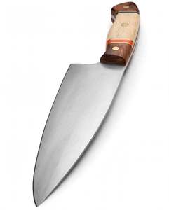 Cuchillo de Chef de Acero Inoxidable Forjado a Mano con Mango de Madera Segmentada, Herramienta de Cocina - Product Image 2