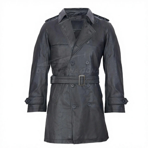 New 2026 Heavyweight West Coast Style Genuine <b>Leather</b> Bomber <b>Jacket</b> with Fleece Lining for Autumn <b>Winter</b> High Street Fashion - Product Image 4