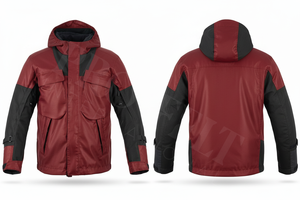 Veste de moto à capuche personnalisée pour l'hiver, doublure thermique, imperméable, équipement de conduite isolé avec protection par armure, vestes de moto personnalisées - Product Image 5