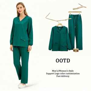 Tenues médicales pour femmes musulmanes, uniformes d'infirmières, conception personnalisée avec logo privé - Product Image 5
