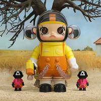 POPMART MEGA SPACE MOLLY 400%+100% Squid Game PVC Anime Action Figure Doll Collectible Decor Mystery Boxes Gifts