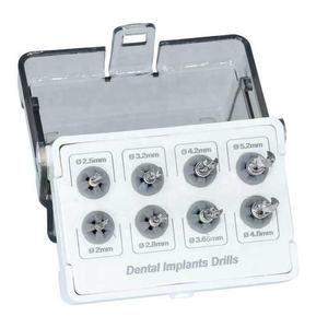 8-Piece Autoclavable Implant Surgery Instrument <b>Kit</b> Gold Plasma Coated Drill Holder Manual Includes Drill CE By Grip Surgical - Product Image 3