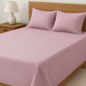 Parure de lit de luxe en bambou pur 300 TC Earth Weave Beauty Bush, durable, douce et respirante, pour hôtels, exportation - Product Image 3
