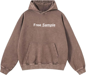 Heavyweight Hoodies <b>Men</b> Women <b>Thick</b> Cotton <b>Fleece</b> 400 GSM Oversized Pullover Streetwear Custom OEM Wholesale - Product Image 1