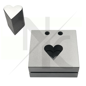 Cutter à disque en forme de cœur de haute qualité, poinçon unique de 25 mm, outil de fabrication de bijoux en acier inoxydable, fournitures pour la création artisanale - Product Image 4