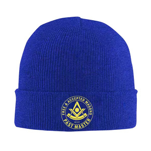 Bonnet franc-maçon, symbole maçonnique brodé, bonnet à revers, cadeau maçonnique, plusieurs couleurs, bonnets tricotés personnalisés - Product Image 5