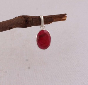 Pendentif ovale en onyx rouge fait main, argent sterling 925, collier vintage bohème en forme de goutte d'eau avec pierre éclatante, fournisseur de bijoux fins - Product Image 5