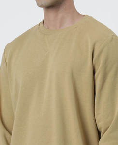 OEM <b>Men</b> Sweatshirt High Quality French Terry 100%Cotton Heavy Weight Puff Print Screen Print Oversize <b>Pullover</b> Breathable Cotton - Product Image 6