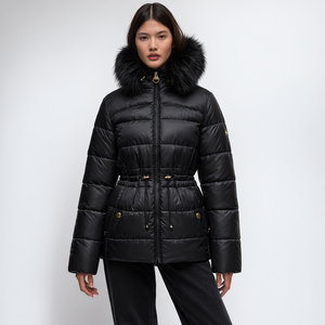 Chaqueta Corta Acolchada para Mujer, Chaqueta Corta Acolchada de Invierno - Product Image 1