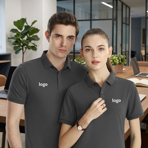 เสื้อโปโลผู้ชายคุณภาพสูง แบรนด์ OEM ผลิตจากโรงงานจีน แขนสั้น ผ้าโพลีเอสเตอร์คอตตอนปิเก้ ออกแบบเองได้ตามต้องการ - Product Image 5