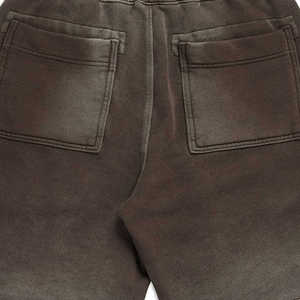 Shorts délavés tendance pour hommes en molleton 100 % coton, shorts décontractés pour garçons, shorts d'été pour hommes - Product Image 4