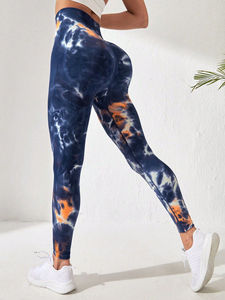 Leggings Deportivos con Estampado Tie Dye, Compresión, Cintura Alta, Pantalones de Yoga Sin Costuras para Mujer 2026 - Product Image 3