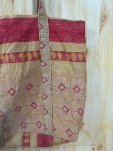 Sac fourre-tout matelassé léger de style bohème, couleur unie, grande capacité, en coton, sac à bandoulière pour femme, toutes saisons, ouvert - Product Image 4