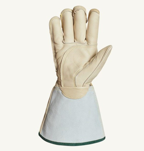 Gants de soudage en cuir de haute qualité avec doublure en coton pour applications TIG, protection contre les éclaboussures de métal fondu, pouce entièrement recouvert, les meilleurs pour la vente en gros - Product Image 6