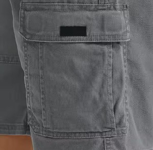 Pantalones cortos de algodón ecológico SOLID personalizados para hombre, fabricados en Pakistán, con cintura elástica, en stock. - Product Image 6