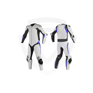 Custom Men's Adults Motorcycle Leather Biker Racing Suit Breathable High Quality Full Sleeve <b>Stitching</b> Logo Embroidery Printing - Product Image 2