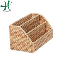 Paniers tissés en rotin rond fait à la main naturel avec couvercles panier à linge maison vêtements rangements et panier d'organisation pour vêtements