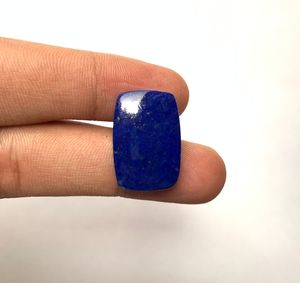 Lapis Lazuli Cabochon เบาะหินอัญมณีสีน้ำเงินเข้มขัดหลวมสำหรับทำเครื่องประดับแหวนจี้ - Product Image 1