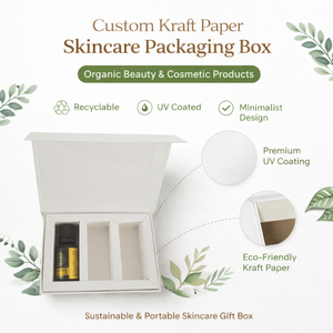 Caja de Cartón Plegable Portátil Personalizada Premium |   Empaque de Papel con Recubrimiento UV Blanco para Medicamentos, Cosméticos, Productos para el Cuidado de la Piel y Productos Farmacéuticos - Product Image 6