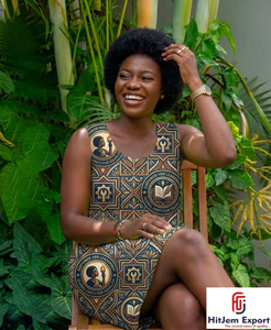 Tissu en coton imprimé africain de haute qualité pour vêtements et décoration intérieure, fourniture en gros, fabricant OEM ODM - Product Image 1