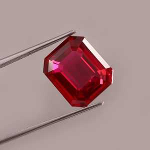 Rubis rouge sang naturel, taille coussin, facetté, pierre précieuse en vrac pour la fabrication de bijoux, vente en gros Zubeda Gems 20 carats Rajasthan - Product Image 2