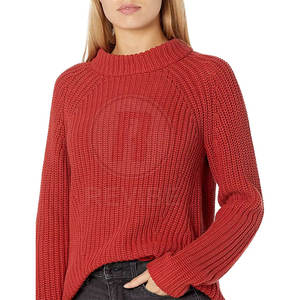 Prix de gros, pull en tricot pour femme avec logo personnalisé, haute qualité, respirant, dernier design, best-seller en vente - Product Image 3
