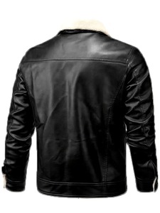 Chaqueta de Cuero de Lujo con Acabado de Cuero Premium y Cómoda para el Uso Diario en Invierno - Product Image 3