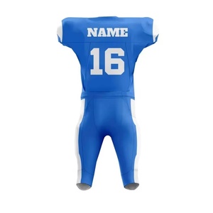 Ensemble d'uniformes de football américain pour adultes, style actuel, imprimé par transfert thermique, 100% polyester respirant, vente en gros, nouvelle arrivée - Product Image 2