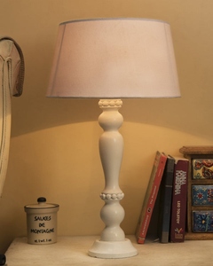 Abstract hollow sculpted wood <b>table</b> lamp rectangular fabric shade hand carved arch base <b>bedside</b> light for bedroom living room - Product Image 3